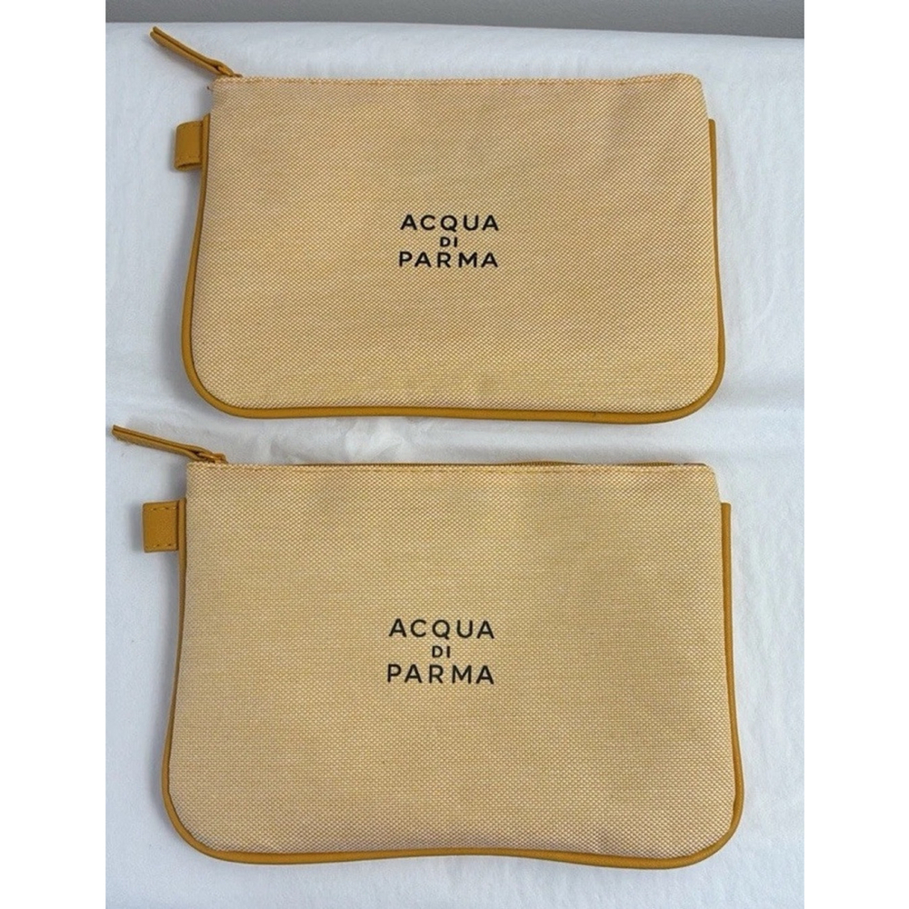 ACQUA DI PARMA travel bags SET of TWO cosmetic bags makeup case travel accessory